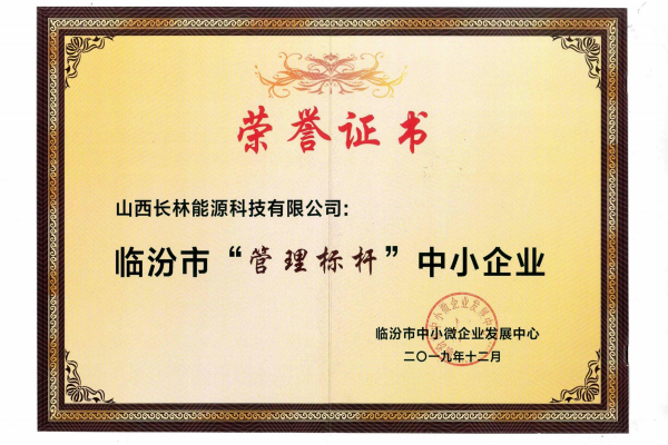 临汾市管理标杆中小企业